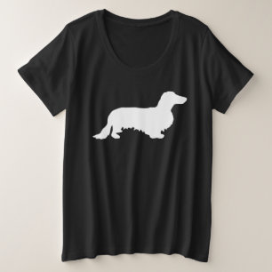 Cheveux longs Dachshund - Silhouette 2