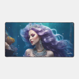 Cheveux mauve de sirène