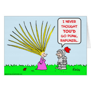 cheveux punks de rapunzel