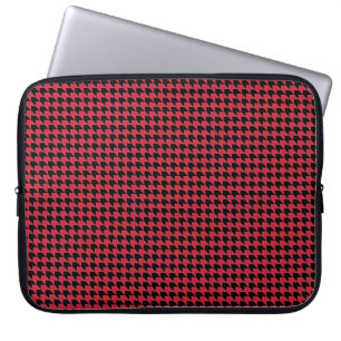 Chevon Karos Red und Black Laptopschutzhülle