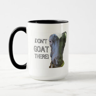 Chèvre "NE VEUX PAS LÀ !" Mug