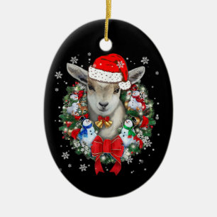 Chèvre Noël Ornement Décoration Cadeau X mas