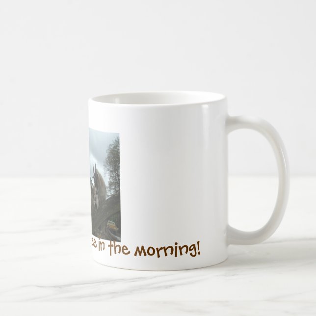 Chèvre pour avoir mon café dans la tasse de matin (Droite)