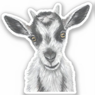 Chèvre Vinyl Sticker