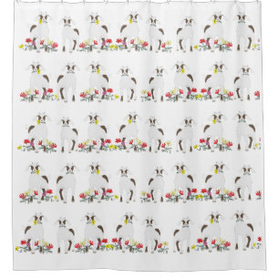 Chèvres achetées par disquette Rideau de douche