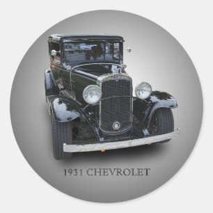 CHEVROLET 1931 RUNDER AUFKLEBER