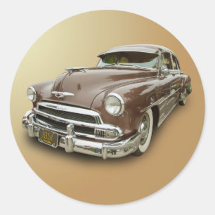 CHEVROLET 1951 RUNDER AUFKLEBER