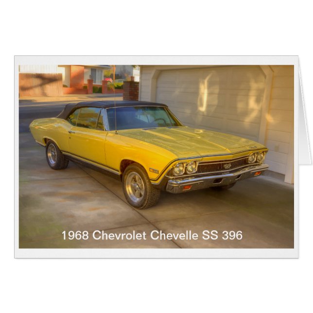 CHEVROLET 1968 CHEVELLE SOLIDES SOLUBLES 396 (Devant horizontal)