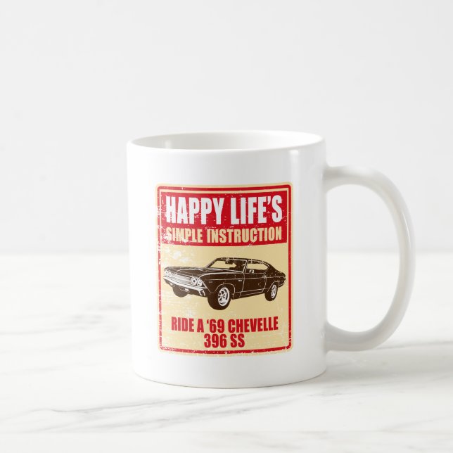 Chevrolet 1969 Chevelle 396 SS Kaffeetasse (Rechts)