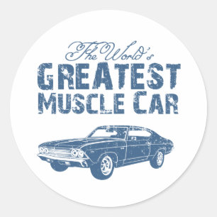Chevrolet 1969 Chevelle 396 SS Runder Aufkleber