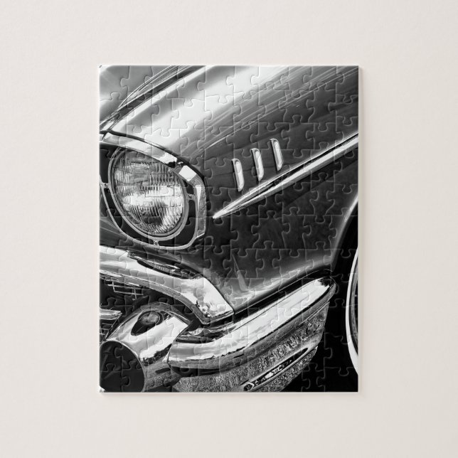 Chevrolet-Bel Air-Schwarzes 1957 u. Weiß (Vertikal)
