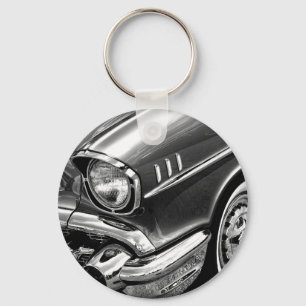 Chevrolet-Bel Air-Schwarzes 1957 u. Weiß Schlüsselanhänger