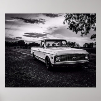 Chevrolet C10 Chevy Lieferwagen Truck Poster
