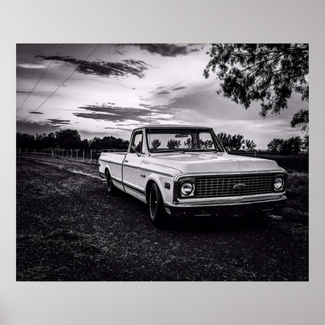 Chevrolet C10 Chevy Lieferwagen Truck Poster (Vorne)