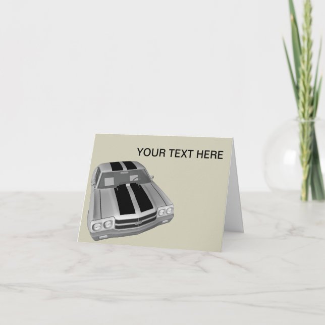 Chevrolet Chevelle SS Karte (Vorderseite)