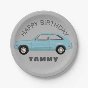 Chevrolet Chevette Vette Retro Klassiker Pappteller