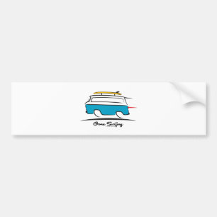 Chevrolet Corvair Greenbrier Gone Surfen Autoaufkleber