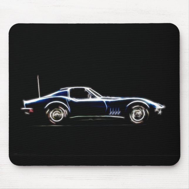 Chevrolet Corvette 1968 Mousepad (Vorne)