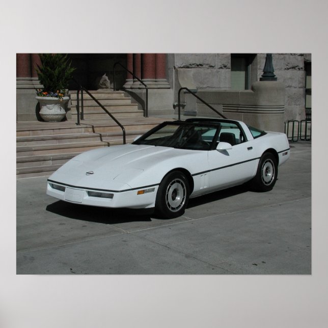 Chevrolet Corvette C4 Poster (Vorne)