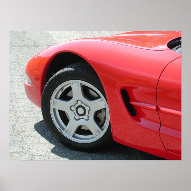 Chevrolet Corvette C5 Poster (Vorne)