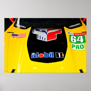 Chevrolet Corvette C7.R Vorderansicht Poster