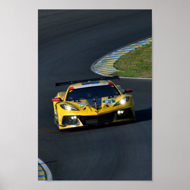 Chevrolet Corvette C8.R 24 Stunden von Le Mans 202 Poster (Vorne)