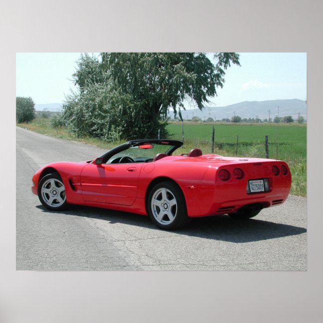 Chevrolet Corvette Convertible C5 Poster (Vorne)