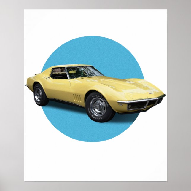 Chevrolet Corvette Poster (Vorne)