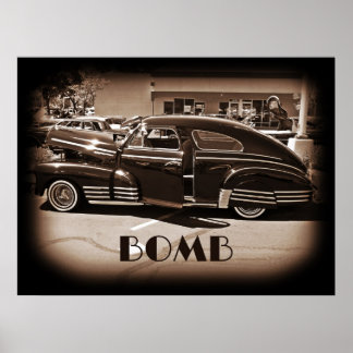 Chevrolet Fleetline Lowrider Bombe Poster
