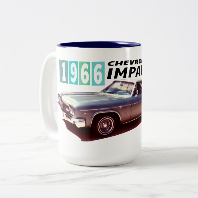 Chevrolet Impala 1966 Zweifarbige Tasse (Vorderseite Links)