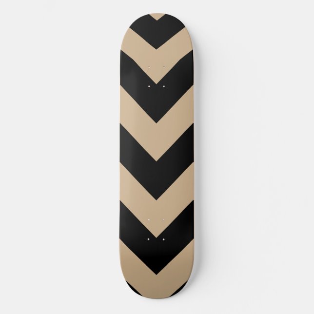 Chevron 1 Sand Skateboard (Vorderseite)