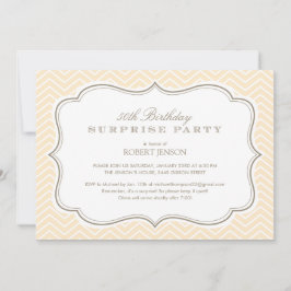 Chevron barre des invitations de fête