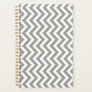 Chevron blanc gris