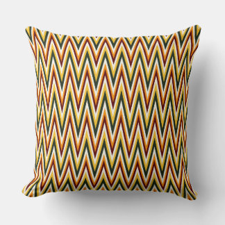Chevron Colors zigzag Orange, Oreiller Jaune