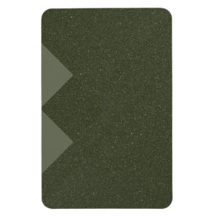 Chevron Edge Moosgrün Magnet – Anpassbar