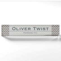 Chevron Grey Green and Cream Custom