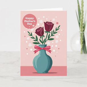 Chevron Happy Mothers Karte