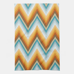 Chevron-Hintergrundmuster Handtuch