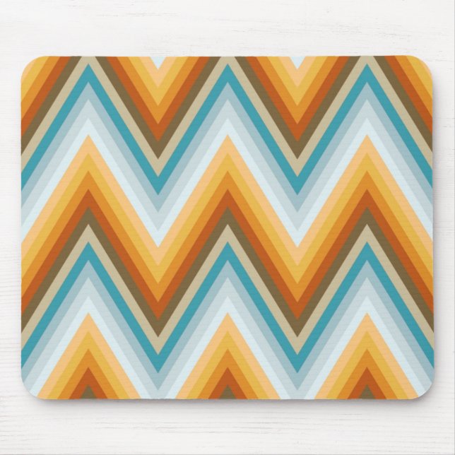 Chevron-Hintergrundmuster Mousepad (Vorne)