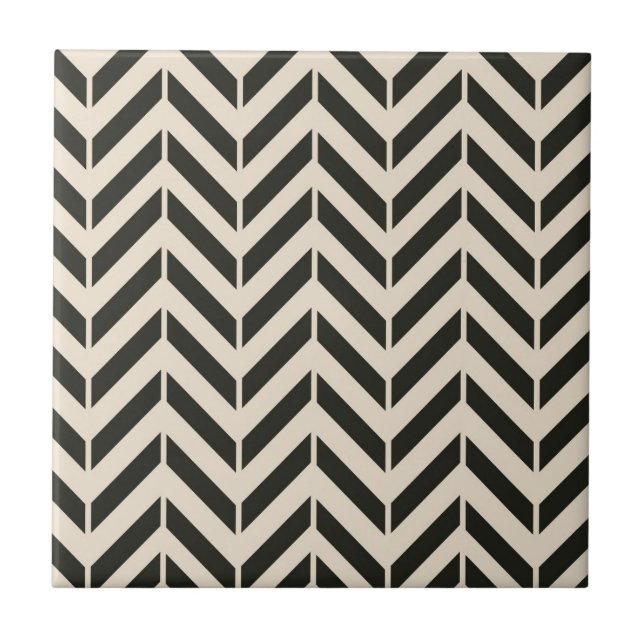 Chevron-Keramikfliese Fliese (Vorderseite)