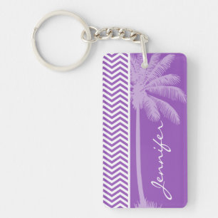Chevron Lilac profond; Palme d'été