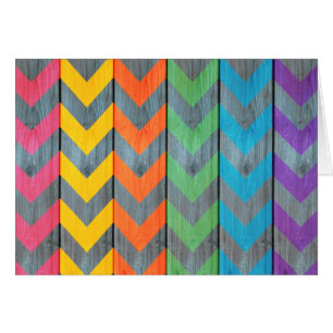 Chevron Motif On Wood Texture par Shirley Taylor