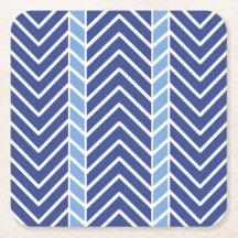 Chevron-Muster Blau