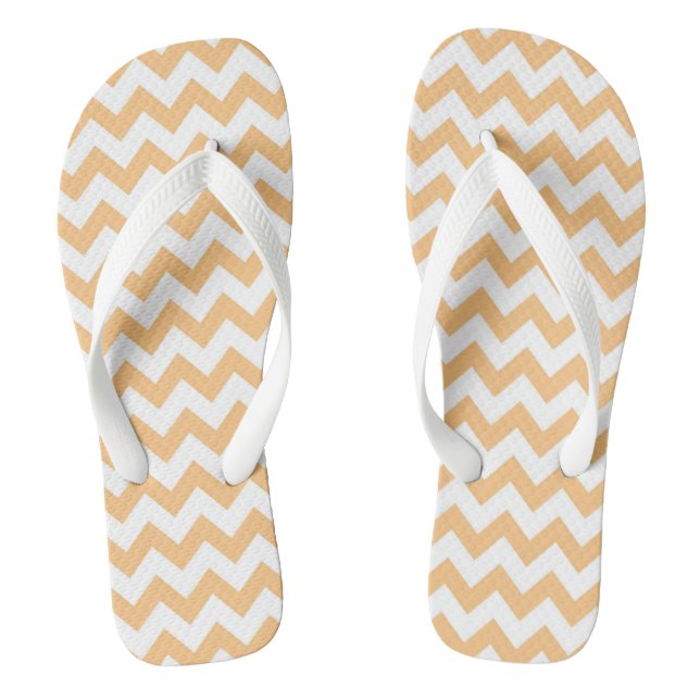 Chevron-Muster-Schlappen Flip Flops (Fußbett)