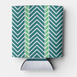 Chevron Pattern Teal Dosenkühler