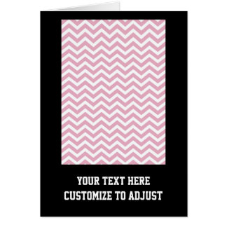 chevron rose et blanc