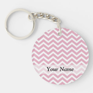 chevron rose et blanc