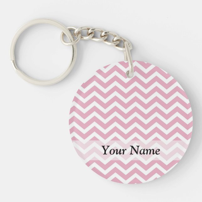chevron rose et blanc (Devant)