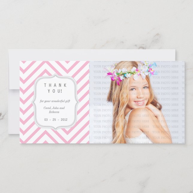 Chevron rose - tout Merci d'occasion (Devant)