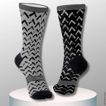 Chevron Schwarz und Grau Name auf nicht passend